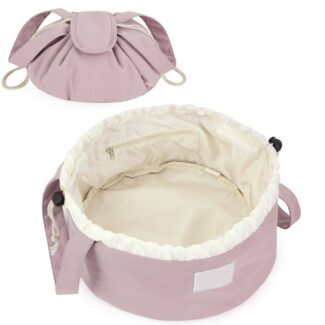 Barrel Drawstring Makeup Bag Large Cosmetic Toiletry Bags